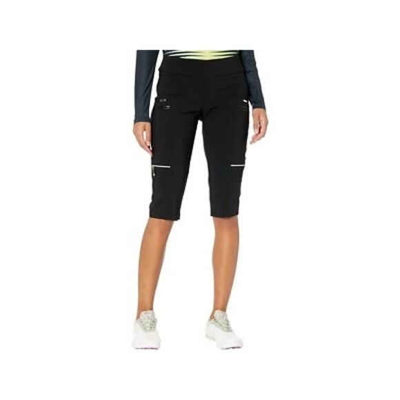 Jamie Sadock Pants - Jamie Sadock Skinnylicious Knee Capris w/ Control Top Panel Black, size 6, NWT!